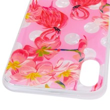 Накладка Glue Case Фламинго для Apple iPhone X (5.8&quot;) / XS (5.8&quot;) – Розовый