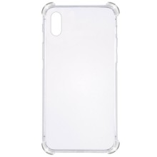 TPU чехол GETMAN Ease logo усиленные углы для Apple iPhone X / XS (5.8") – Прозрачный