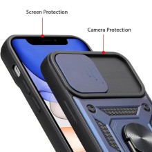 Ударостійкий чохол Camshield Serge Ring для Apple iPhone X / XS (5.8") – Синій