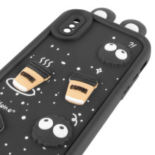 Чехол TPU Toys Case with Ears для Apple iPhone X / XS (5.8") – Черный