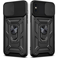 Чехол Ummi Camshield Serge Ring для Apple iPhone X / XS (5.8") – Черный