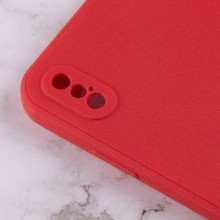Силіконовий чохол Candy Full Camera для Apple iPhone X / XS (5.8") – Червоний