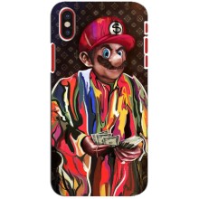 Бренднові Чохли для iPhone X - (PREMIUMPrint) (Mario LV)