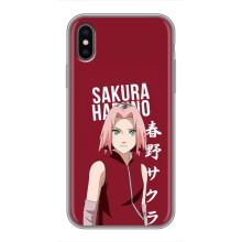 Чохли Персонажі Аніме Наруто для iPhone X (AlphaPrint) (Аніме Сакура)