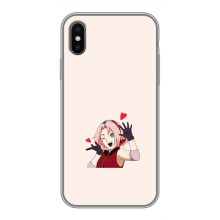 Чохли Персонажі Аніме Наруто для iPhone X (AlphaPrint) (Лайк Сакура)