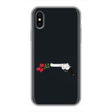 Чехлы (ART) Цветы на iPhone X (VPrint) (Неожиданные цветы)