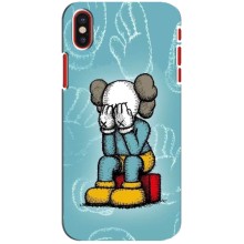 Чохли для iPhone X - Bearbrick Louis Vuitton (PREMIUMPrint) (Плач Bearbrick)