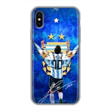 Чохли для iPhone X (Leo чемпіон) (AlphaPrint) (Мессі збірна)