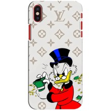 Чехли для iPhone X - Скрудж МакДак Louis Vuitton (PREMIUMPrint) (Бакси Скрудж)