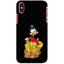 Чехли для iPhone X - Скрудж МакДак Louis Vuitton (PREMIUMPrint) (Богатство Макдака)