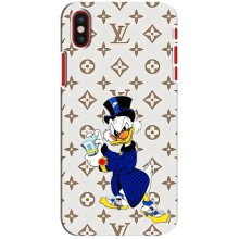 Чехли для iPhone X - Скрудж МакДак Louis Vuitton (PREMIUMPrint) (Макдак на стилі)