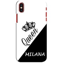 Чехлы для iPhone X - Женские имена (MILANA)