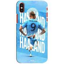 Чехлы с принтом для iPhone X Футболист (Erling Haaland)