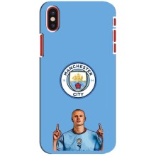 Чехлы с принтом для iPhone X Футболист – Холанд Манчестер Сити