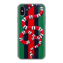 Чохли  GUCCI для Епл X (AlphaPrint) (Gucci змія)