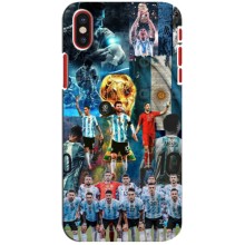 Чехлы Лео Месси Аргентина для iPhone X (Месси в сборной)