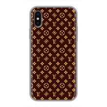 Чохли Луі Вітон для iPhone X (AlphaPrint - LOUIS VUITTON) (лого LOUIS VUITTON)