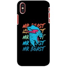 Чохли Містер Біст для Айфон 10 (logo Mr beast)