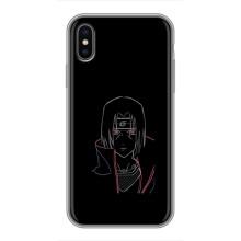 Чехлы на тему: Итачи Учиха для iPhone X (AlphaPrint)