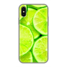Чохли з фруктами для iPhone X (VPrint) (Лайм)