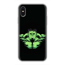 Чехлы с героями Марвел iPhone X (VPrint)