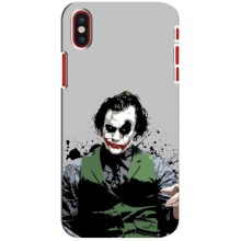 Чехлы с картинкой Джокера на iPhone X – Взгляд Джокера