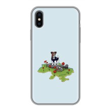 Чохли з картинкою собаки Патрон для iPhone X (AlphaPrint) (Сапер Пес)