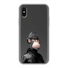 Чохли з Мавпами NFT для iPhone X (AlphaPrint) (стильна мавпа NFT)