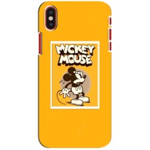 Чехлы с принтом Микки Маус на iPhone X (Испуганный Микки)
