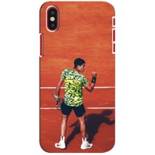 Чехлы с принтом Спортивная тематика для iPhone X – Алькарас Теннисист