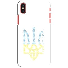 Чохли для iPhone X Укр. Символіка (AlphaPrint) (Герб з букв)