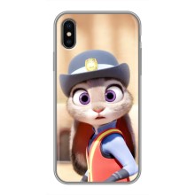 Чехлы ЗВЕРОПОЛИС для iPhone X (Заяц Джуді Хопс)