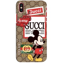 Чохол Disney Mouse iPhone X (PREMIUMPrint) (Стильний Міккі)