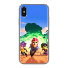 Чехол для iPhone X Бравл Старс (VPrint)