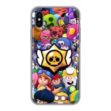 Чехол для iPhone X Бравл Старс (VPrint)