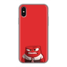 Чехол Головоломка для iPhone X - (AlphaPrint) (Гнев)