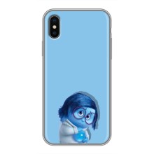 Чохол Головоломка для iPhone X - (AlphaPrint) (Смуток)