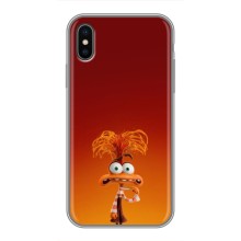 Чохол Головоломка для iPhone X - (AlphaPrint) (Тривожність)