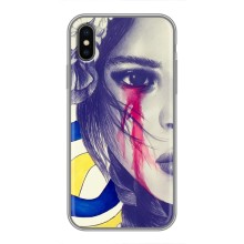 Чехол на iPhone X Украинский дизайн (Слезы Украины)