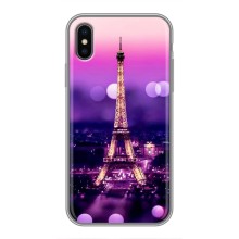 Чехол Эйфелева Башня для iPhone X - (AlphaPrint) (Париж Башня)