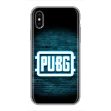 Чеjхол PUBG для Епл X (AlphaPrint) (Лого PUBG)