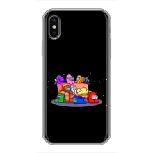 Чохли Амонг Ас для iPhone X (AlphaPrint) (Амонг-ас)
