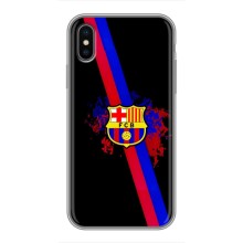 Чохол для iPhone X (Барселона) – Лого Барси