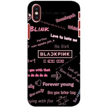 Чохол з музикальним гуртом для iPhone X (BLACKPINK)