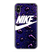 Чохол для iPhone X - з принтом Найк (AlphaPrint) (Найк принт)