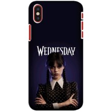 Силіконовий чохол з картинкою для iPhone X (Wednesday)