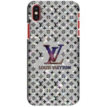 Чехол Стиль Louis Vuitton на iPhone X (Яркий LV)