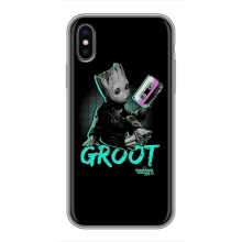 Чохол Супергерої Марвел на Айфон 10 (Groot)