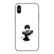 Чохли Венсдей на iPhone X Уенсдей (AlphaPrint) (танець Венздей)