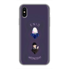 Чохли Венсдей на iPhone X Уенсдей (AlphaPrint) (Венздей і подруга)